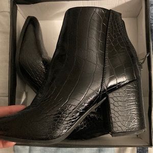 Fairly used black booties